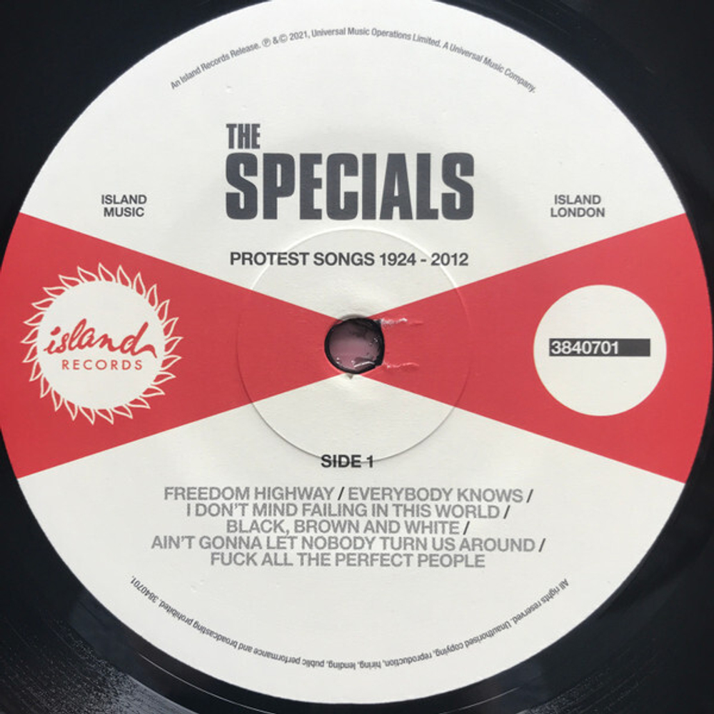 The Specials / Protest Songs 1924-2012 (LP)