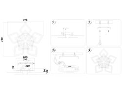 Ambrella Потолочный светодиодный светильник с пультом Original FA8914