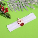 Повязка на голову детская «New Little Mi Mi - Весёлый Дед Мороз», микс 3 цвета, 4*16.5см