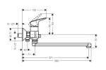 Смеситель для ванны Hansgrohe 71402000 Logis