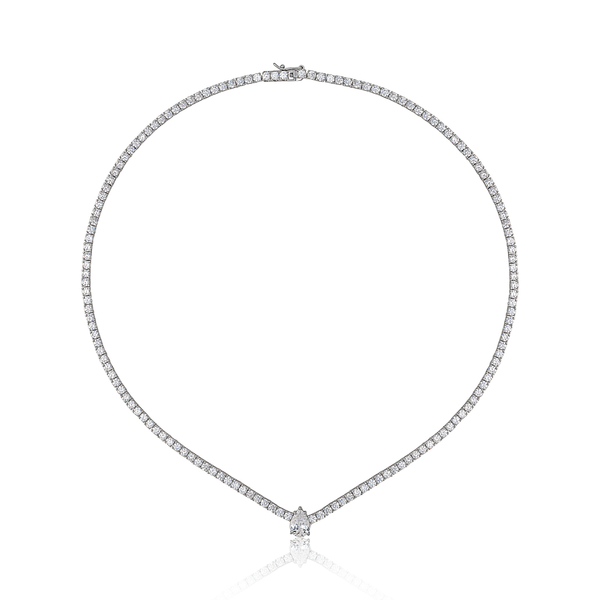 Колье теннисное капля