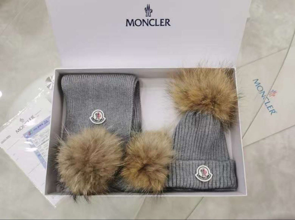 Набор Moncler (шарф + шапка), арт. 464091965