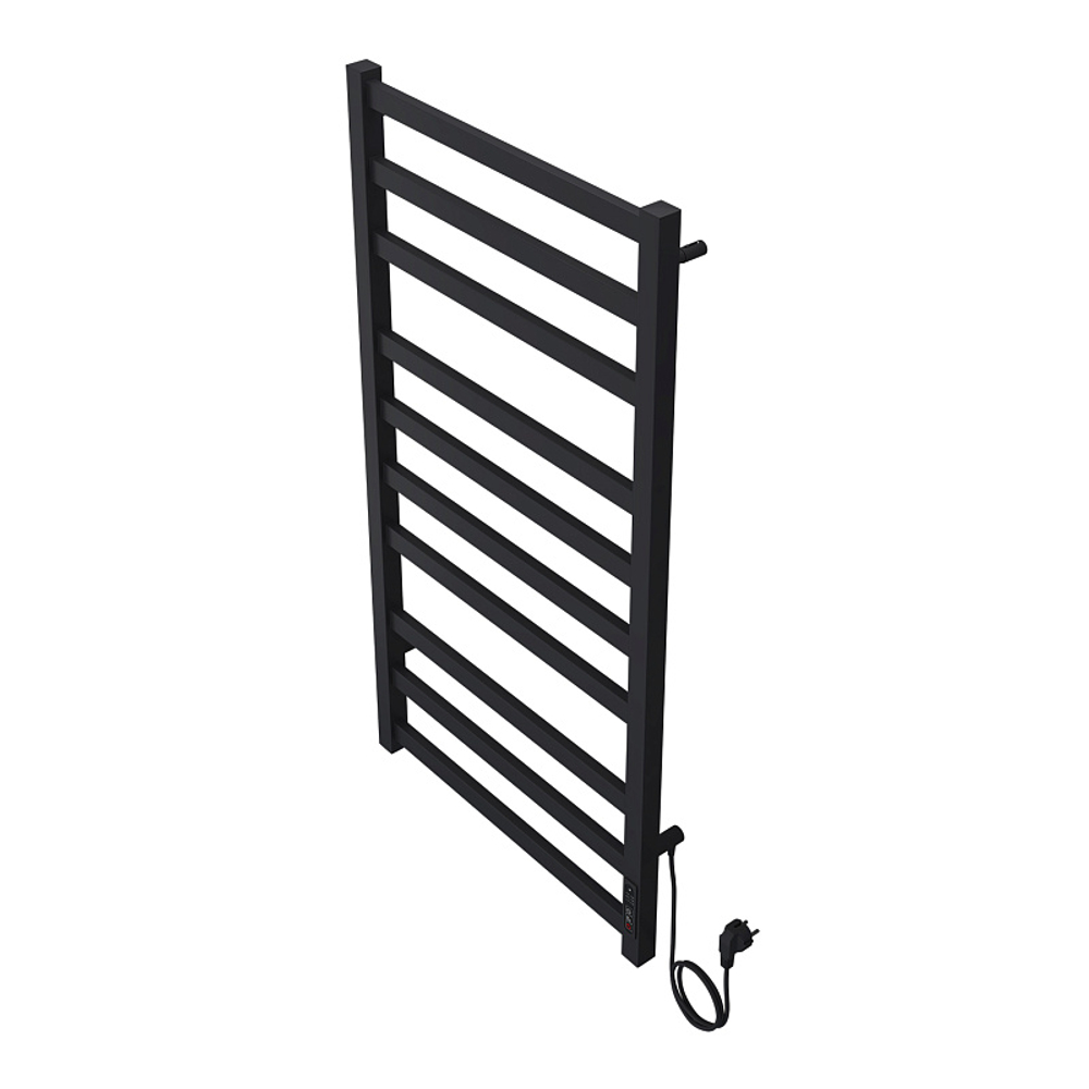 Полотенцесушитель электр. Azario PALERMO 53х100, Черный