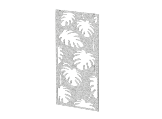 Перегородка с декором "Пальмы" (фурнитура в комплекте) 120х1,2х240