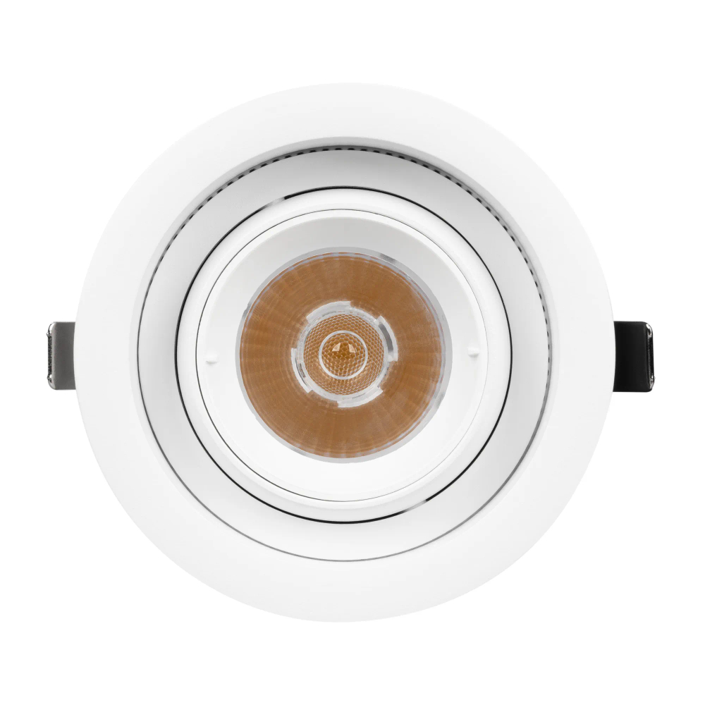 Светильник MS-VORTEX-BUILT-R110-20W Warm3000 (WH-WH, 20 deg, 230V) (Arlight, IP20 Металл, 5 лет) 056565