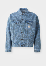 Carhartt WIP HELSTON - Джинсовая куртка - Белый