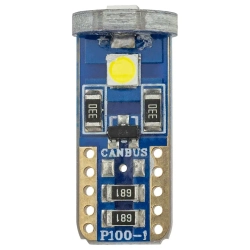 Лампочка светодиодная T10-3030-3SMD 12v белая KING T10-3030-3SMD W
