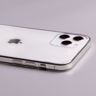 Силиконовый чехол для iPhone 12 Pro, 1 мм, 008291-1 Прозрачный