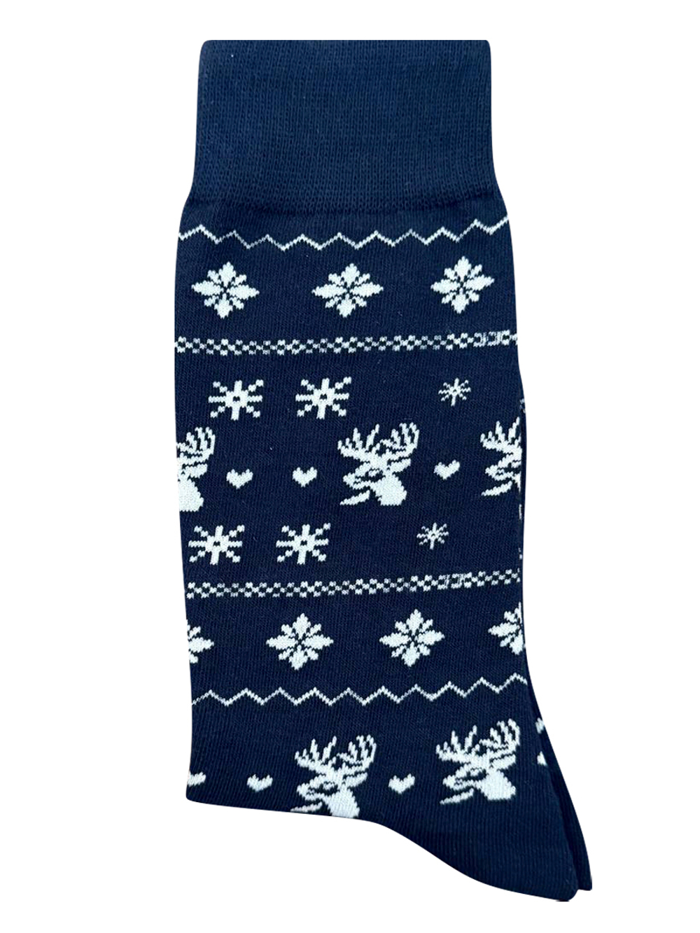 Носки НГ р.35-40 "Happy NY" Узор Олени