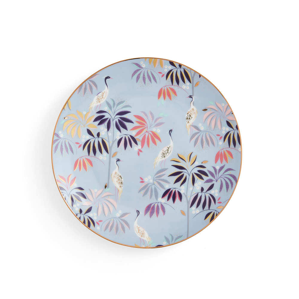 Portmeirion Десертная тарелка Sara Miller India 20 см Crane Sky Blue