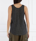 Льняный топ Pinko - черный(103475 A1U9)