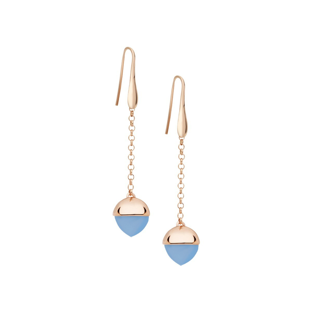 Серьги Boccadamo Caleida Blue XOR524RC BL/RG с аквамарином