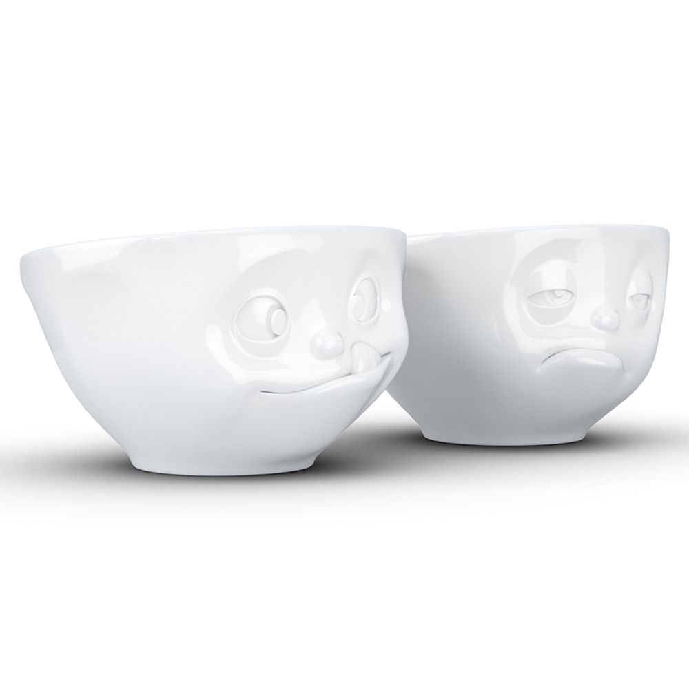 Набор чаш Snoozy & Tasty, 200 мл, белый, 2 шт.