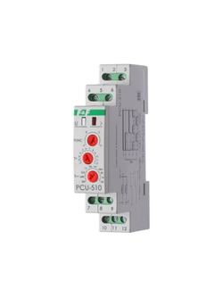 Реле времени PCU-510 2х8А 230В 2 перекл. IP20 многофункц. монтаж на DIN-рейке F&F EA02.001.009