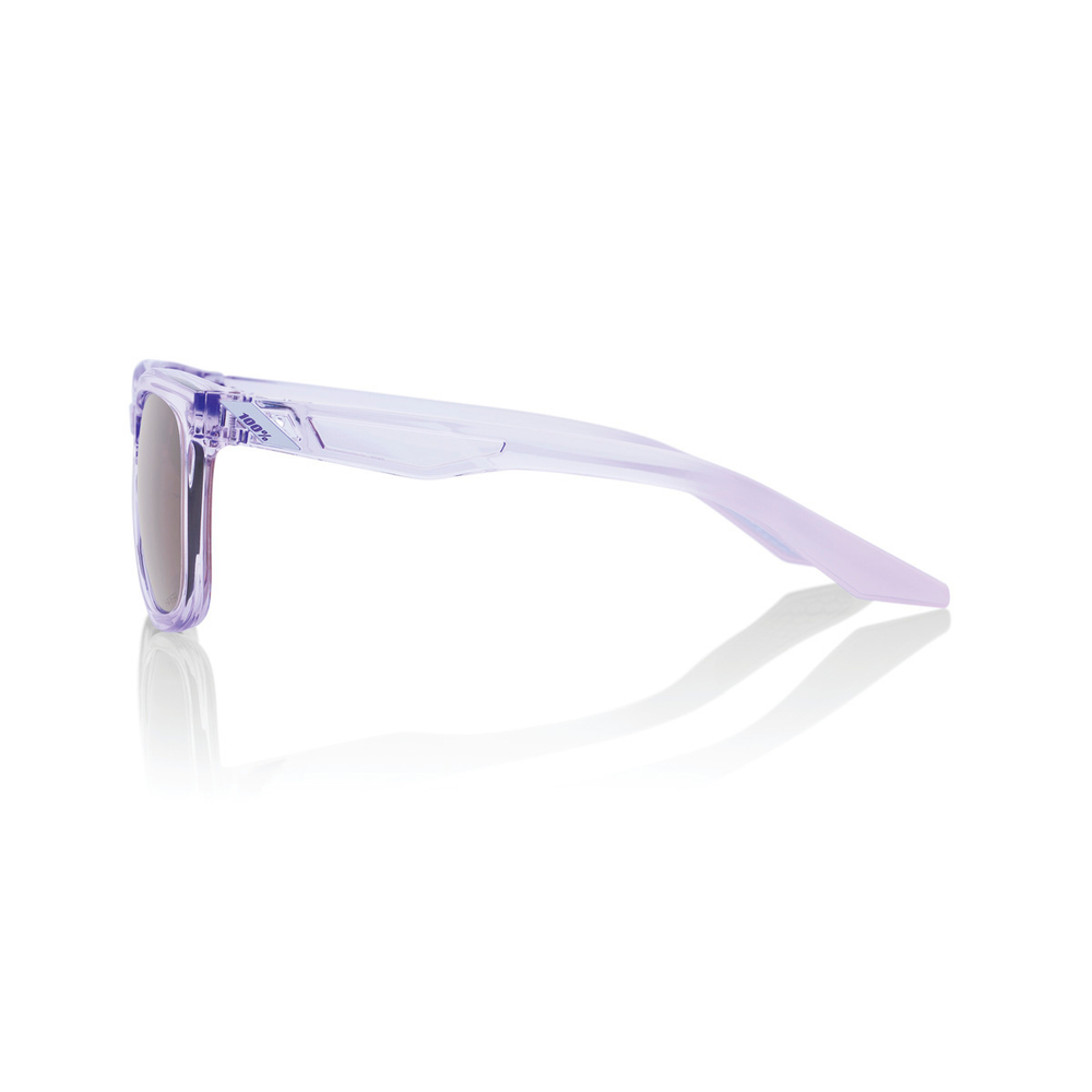 Спортивные очки 100% HUDSON - Polished Translucent Lavender - HiPER Silver Mirror Lens