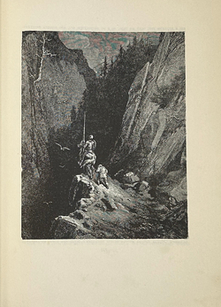 Сервантес Мигель де Сааведра. Хитроумный идальго Дон Кихот Ламанчский. Рис. Дорэ Г. Л. ДЕТГИЗ. 1955