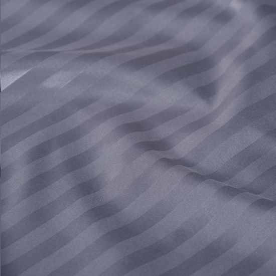 Простыня на резинке Ecogri, 120x200х30, страйп полисатин HOMY