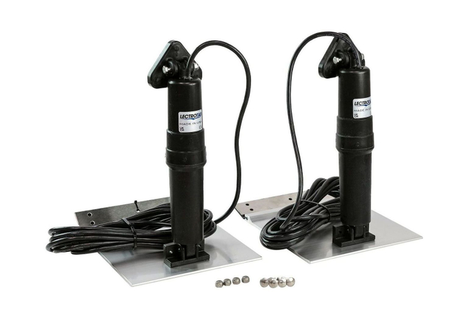 Комплект транцевых плит (алюм.), 9x12 дюймов, без панели управления, Lectrotab