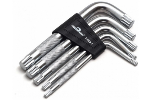 Набор Г-образных звездочек сплин 5 предметов СЕРВИС КЛЮЧ PROFFI 76433