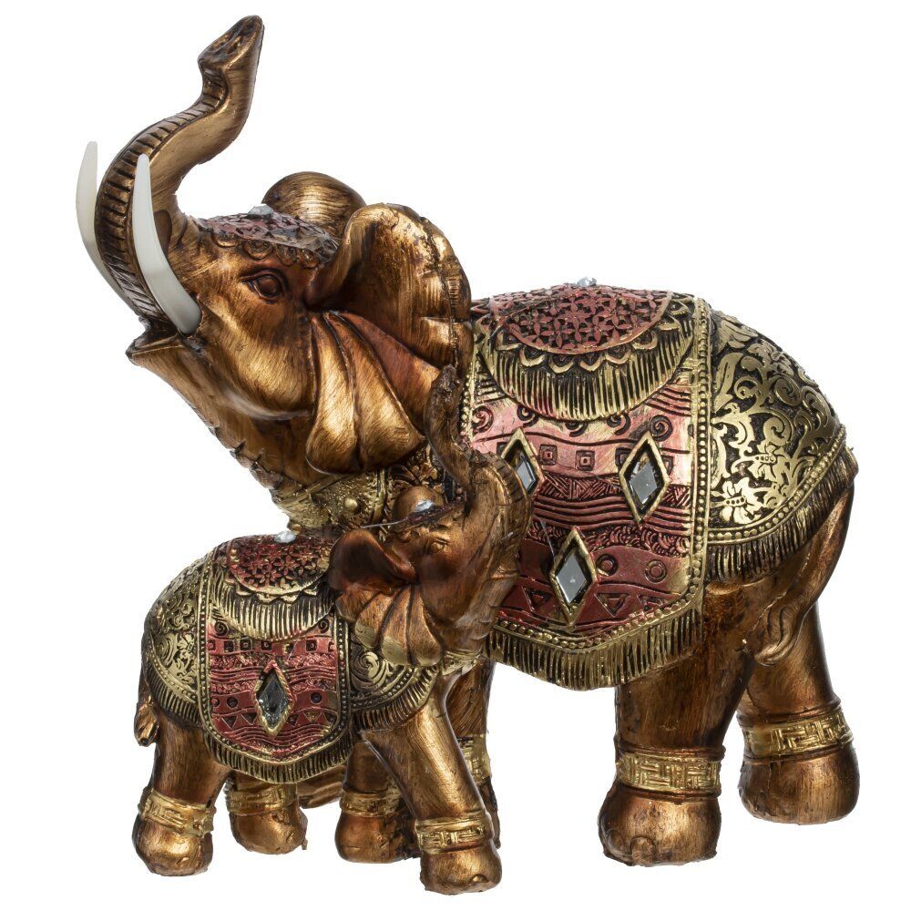 GAEM Фигурка декоративная "Слоны", L14,5 W8,5 H16 см