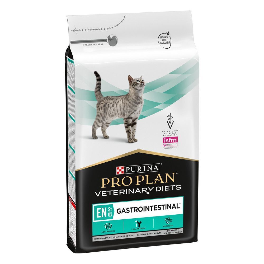 Purina Veterinary Diets 5кг Диетический корм для кошек при заболеваниях ЖКТ  Gastro Enteric EN