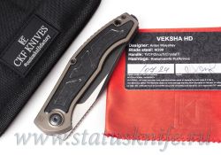 Нож Veksha HD Black CrystalTiфотография - 10