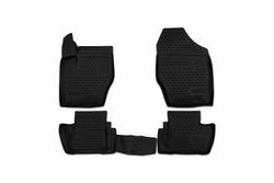 Коврики 3D в салон PEUGEOT 408, 2012- 4 шт. (полиуретан) Element.CARPGT10031K