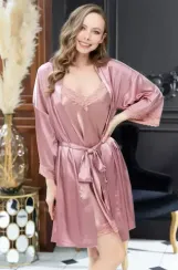 Халат женский шелковый Mia-Amore LUIZA 7245 Луиза