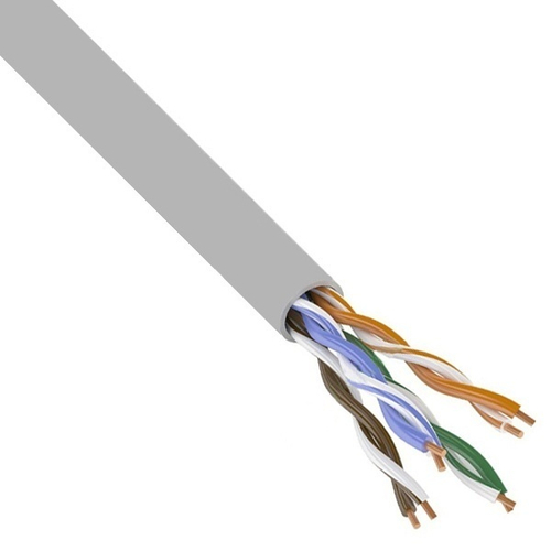 Кабель витая пара неэкранированный UTP 4PR 24AWG cat 5e CCA серый [305м] ProConnect (провод для интернета) 01-0043-3