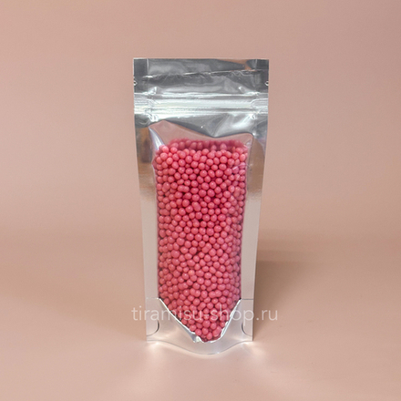 Кукурузные шарики в клубничном шоколаде 2-4 мм, 50 г
