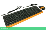 Набор периферии A4 Fstyler F1010 черный/оранжевый