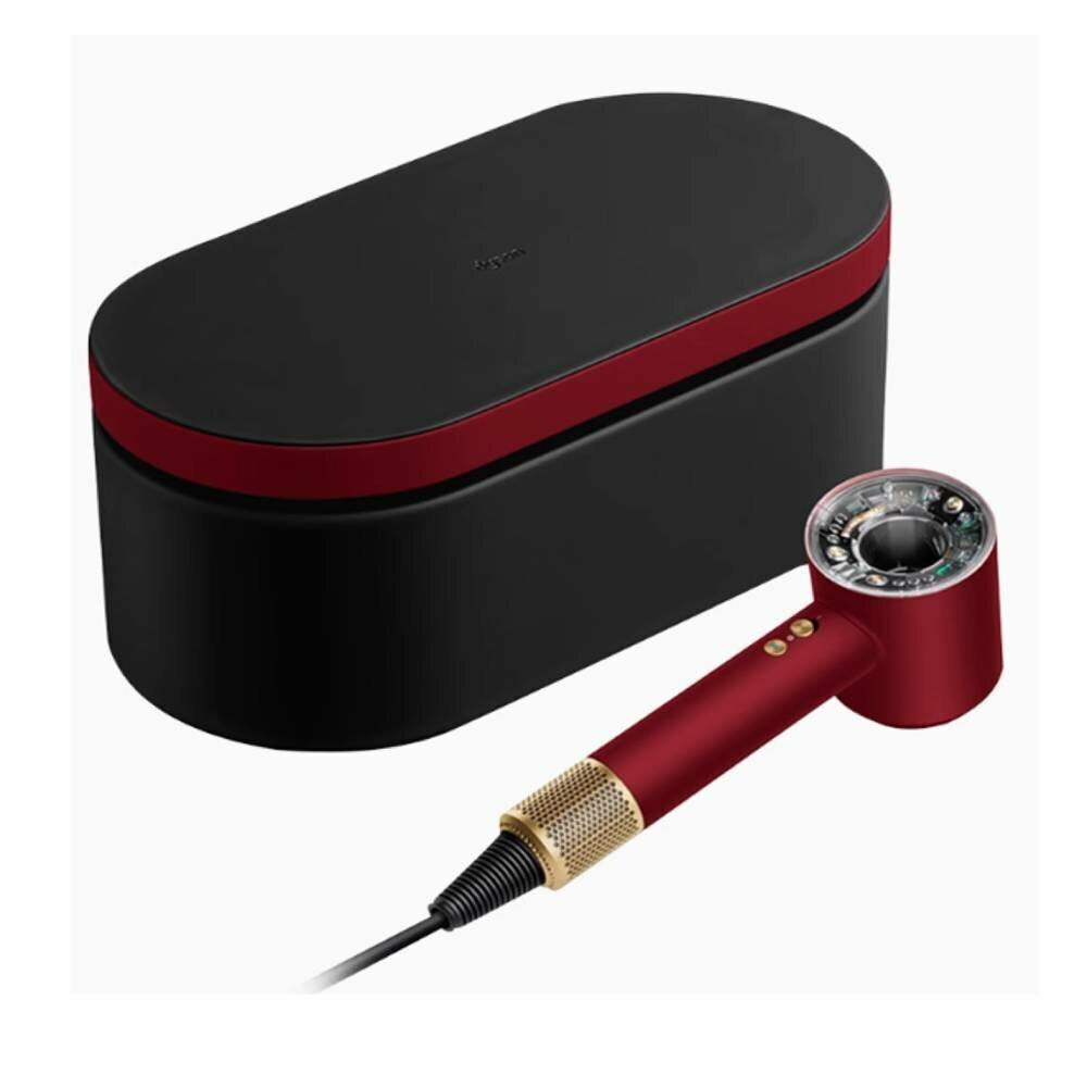 Фен Dyson Supersonic HD16 Nural red velvet/gold, SG (красный бархат/золото) (c кейсом)