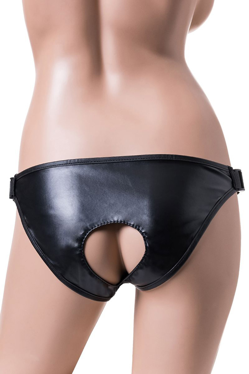 Черные трусики для страпона ToyFa RealStick Strap-On Domino 972008