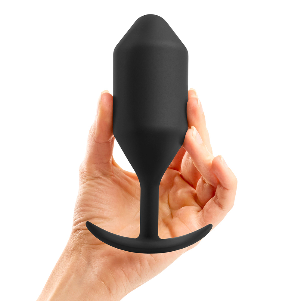 b-vibe Snug Plug 5 - Анальная пробка для ношения