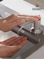 Встроенный кухонный дозатор мыла с удлинительной трубкой длиной 1 метр и силиконовым колпачком