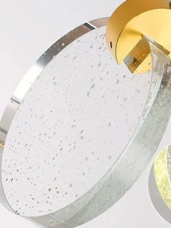 Хрустальная люстра; Люстра подвесная; светодиодный LED 3 режима освещения (3000-6500 К);