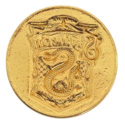 GAEM Набор для сургучной печати: ложка, печь/ плавл, воск, свеча, печать, 5 штампов, ассорт, L21 W15 H4