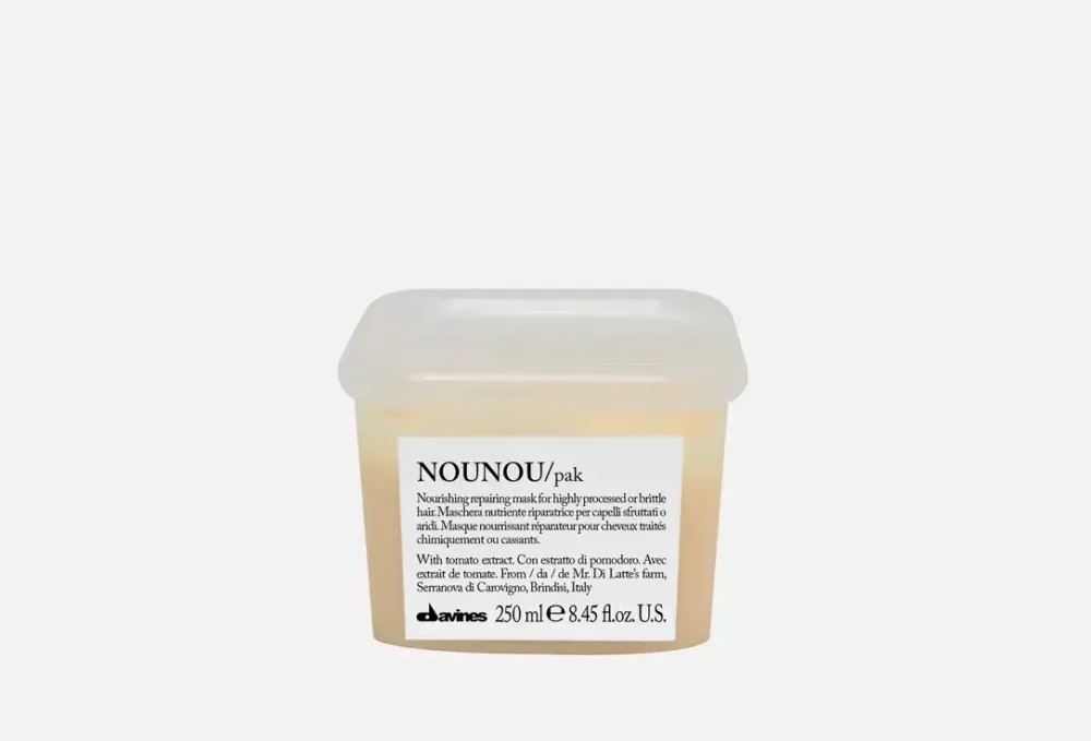 Davines NOUNOU HAIR MASK / Интенсивная восстанавливающая маска для глубокого питания волос