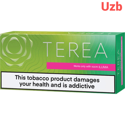 Terea Zing wave (Green zing) - табак, цитрусовые, пряные травы и ментол - Узбекистан (блок - 10 пачек)