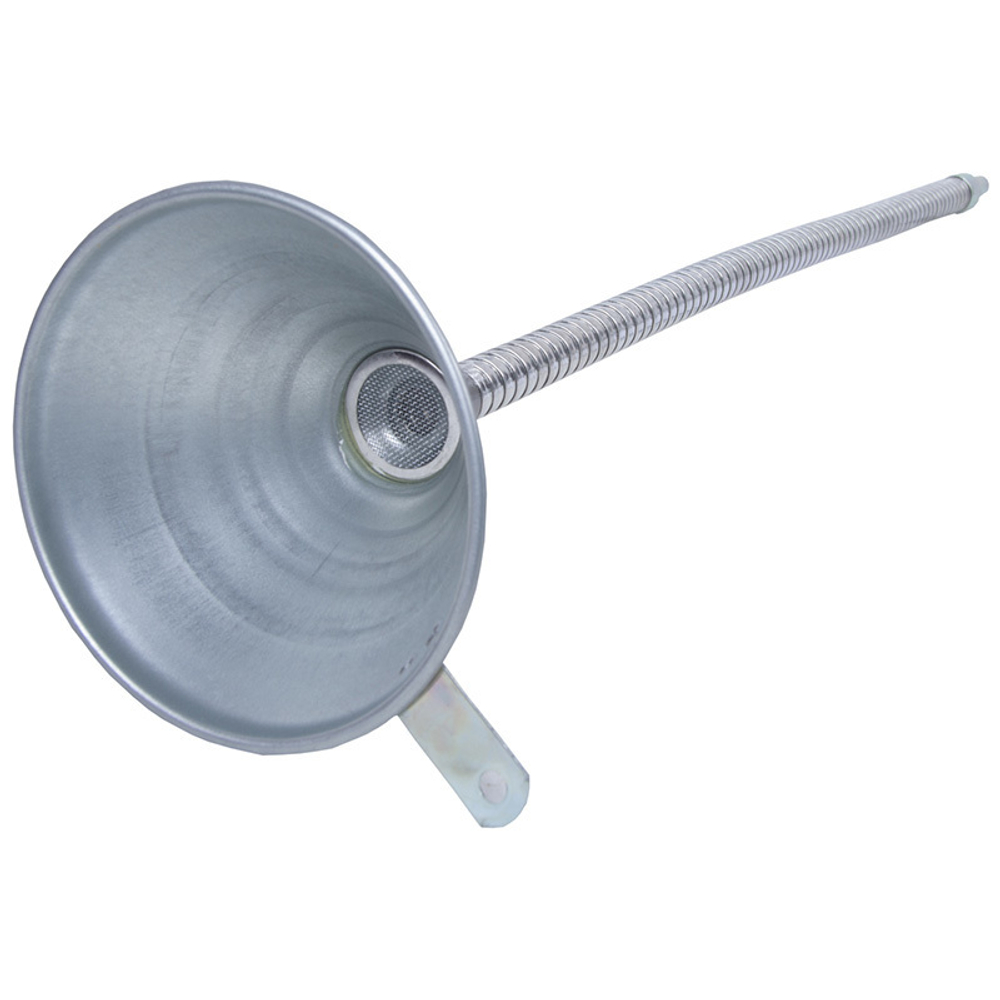 МАСТАК (135-00007) Воронка с гибким сливом, металлическая, 140 х 180 х 725 мм