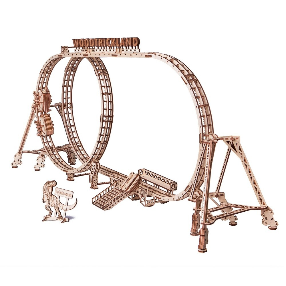 Деревянный конструктор Большие Американские горки (Wood Trick)