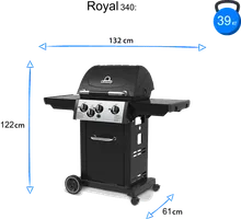 Газовый гриль Broil King Royal 340, 4 горелки, чёрный
