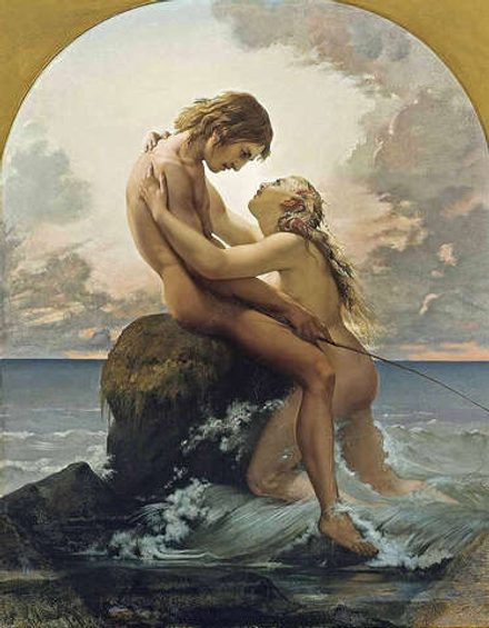 Henri Lehmann (1814-1882) - эротическое искусство французского художника