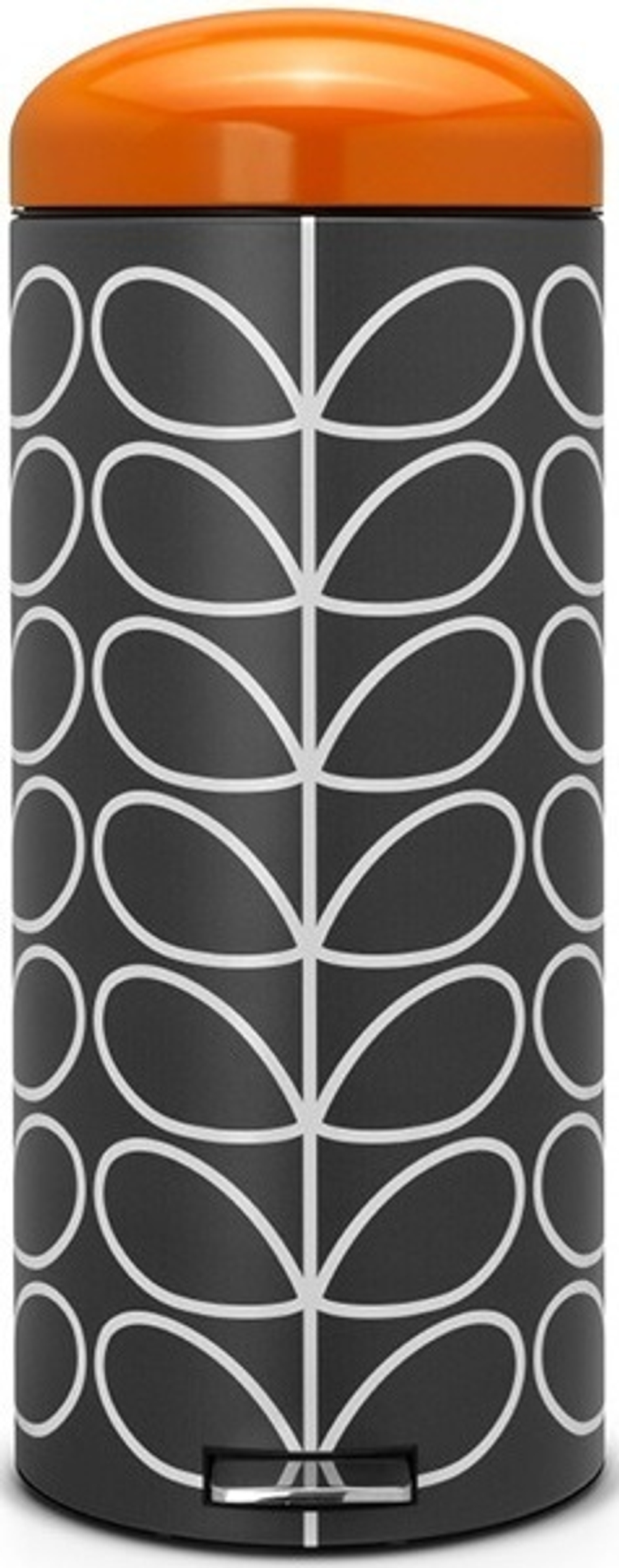 Ведро Brabantia Orla Kiely 30л темный графит