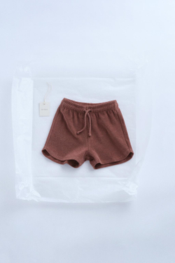 ZARA БЕРМУДЫ ИЗ МАХРОВОЙ ТКАНИ - TIMELESZ, ТЕРРАКОТОВЫЙ