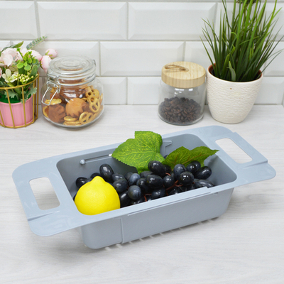 Дуршлаг-сушилка раздвижной на раковину