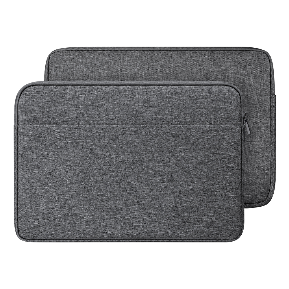 Легкая горизонтальная сумка чехол темно-серого цвета (Dark Grey) для ноутбука или планшета размером от 15.5 до 16 дюймов, серия LBDB Series