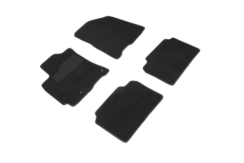 Ворсовые коврики LUX для KIA Cerato IV 2018-н.в., Seintex.89859