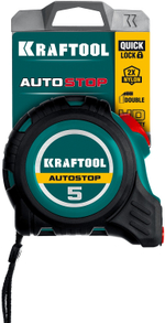 Профессиональная рулетка с автостопом KRAFTOOL AutoStop 5х19
