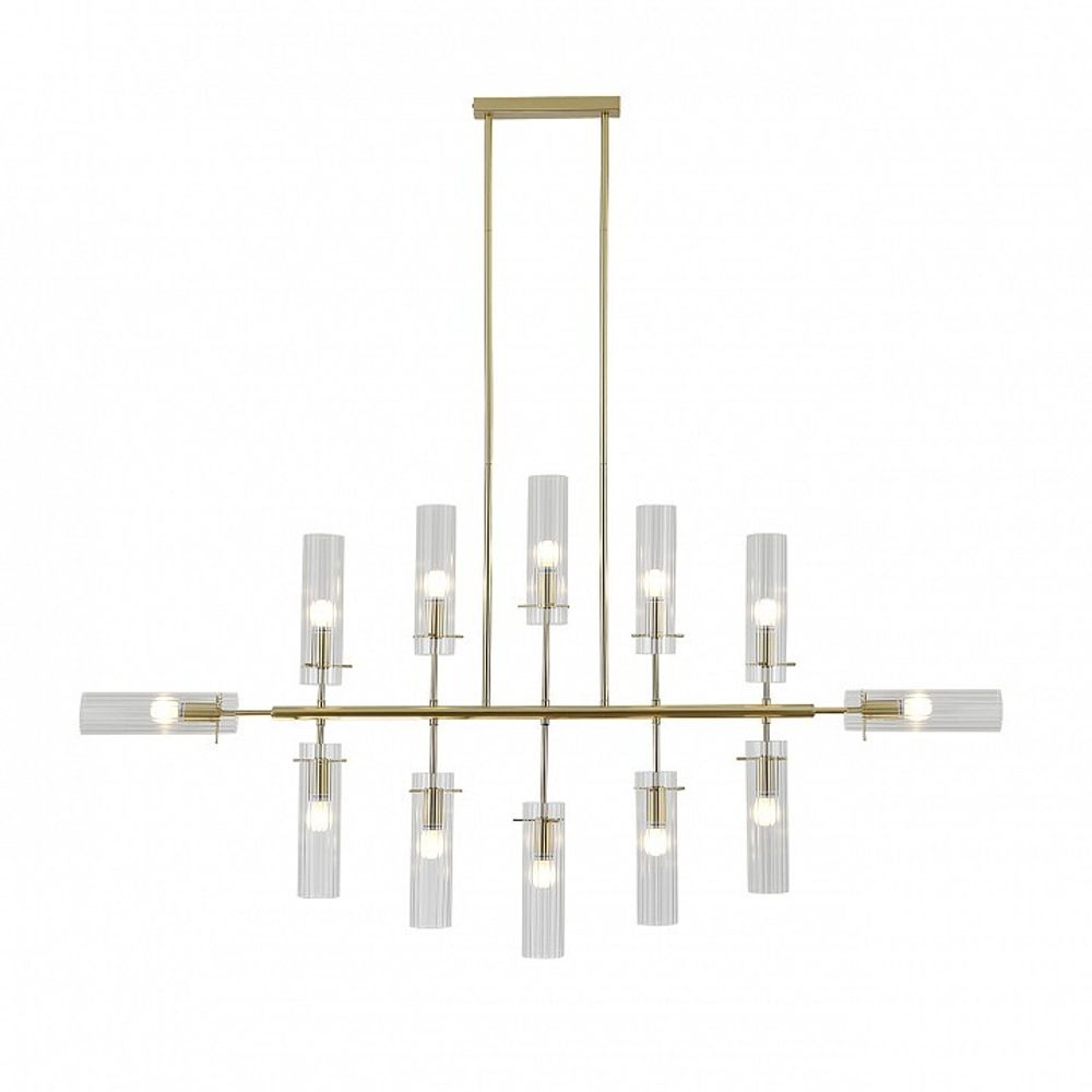 Люстра на штанге Indigo Saetta 11053/12R Gold